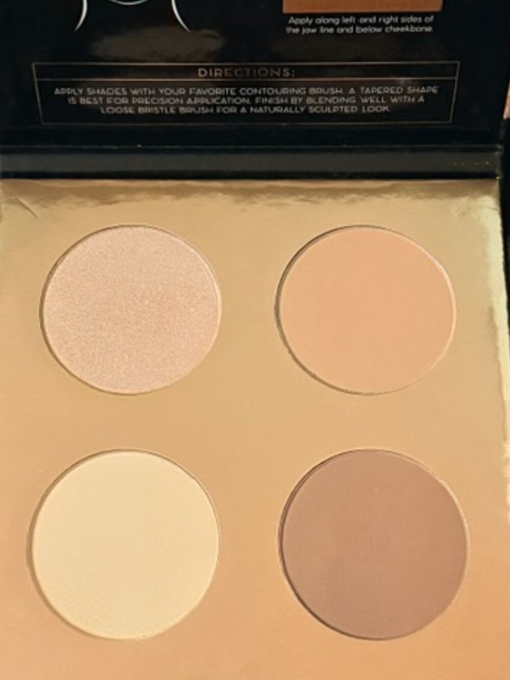 Ellen Tracy Contour Palette Highlight & Contour Makeup Palette New Unused